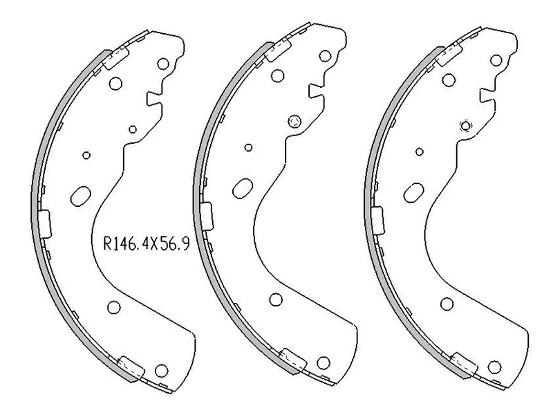 Колодки тормозные задние -STURY22638Z Sat для MAZDA BT50
