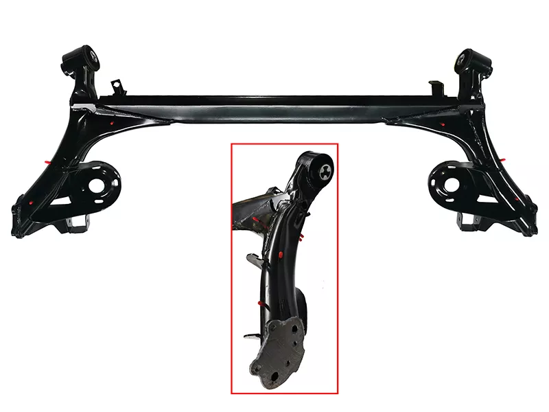 Балка задняя (Тормоза барабанные) Skoda Rapid 12-20 / Volkswagen Polo 09-22 - Артикул STVWP6802A0 - Производитель Sat - Фото, Отзывы, Цены 