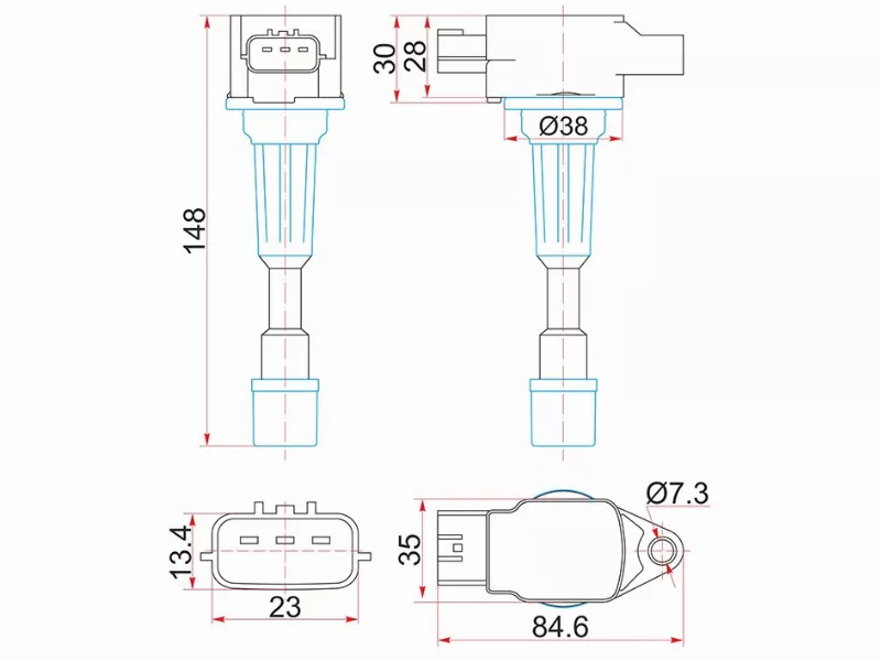 Катушка зажигания 1.6L