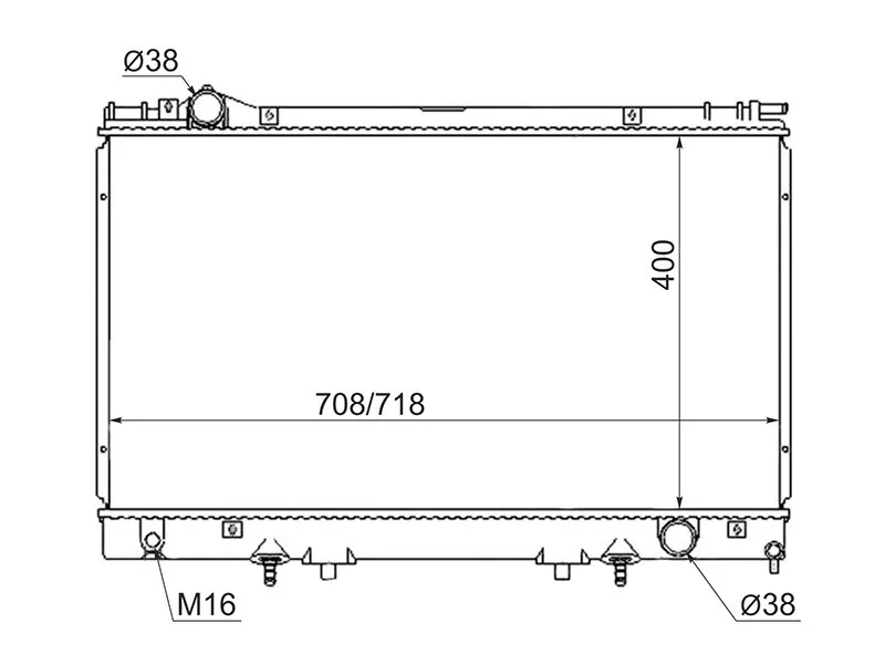 Радиатор Lexus LS 89-00 / Toyota Celsior 94-00 - Артикул TY0007F20 - Производитель Sat - Фото, Отзывы, Цены 