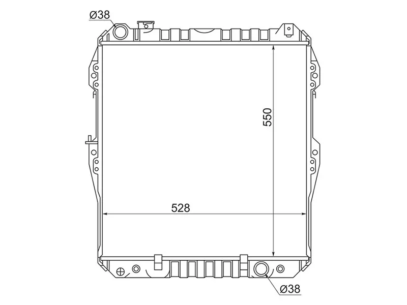 Радиатор Toyota 4Runner 89-95 / Hilux Surf 89-95 - Артикул TY00131KZ - Производитель Sat - Фото, Отзывы, Цены 