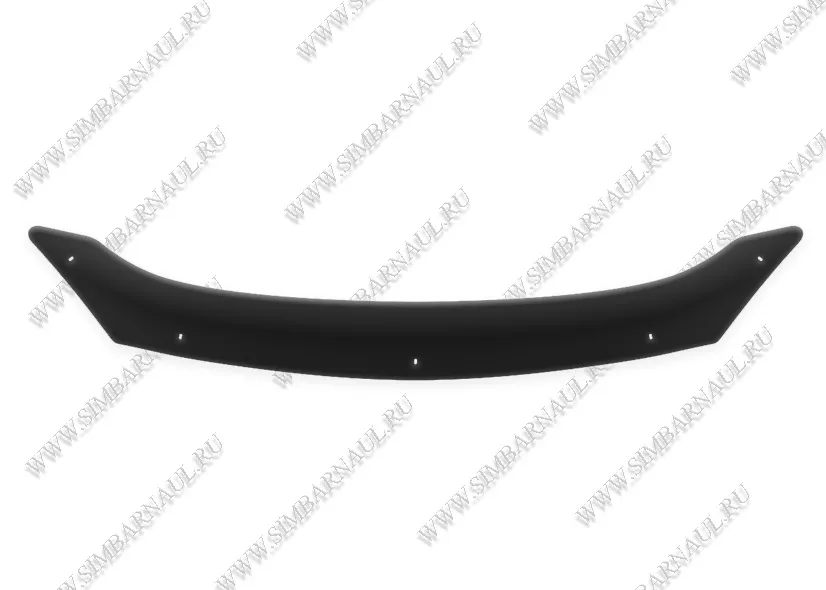 Дефлектор капота темный RENAULT SANDERO, hb, 2009-2014 / Рено Сандеро - Артикул NLDSRESAN0912 - Производитель Sim - Фото, Отзывы, Цены 