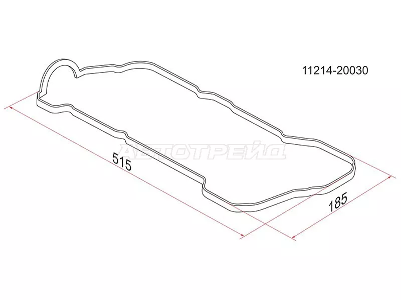 Прокладка клапанной крышки TOYOTA 1MZFE 00-08 - Артикул 1121420030 - Производитель Toyota - Фото, Отзывы, Цены 