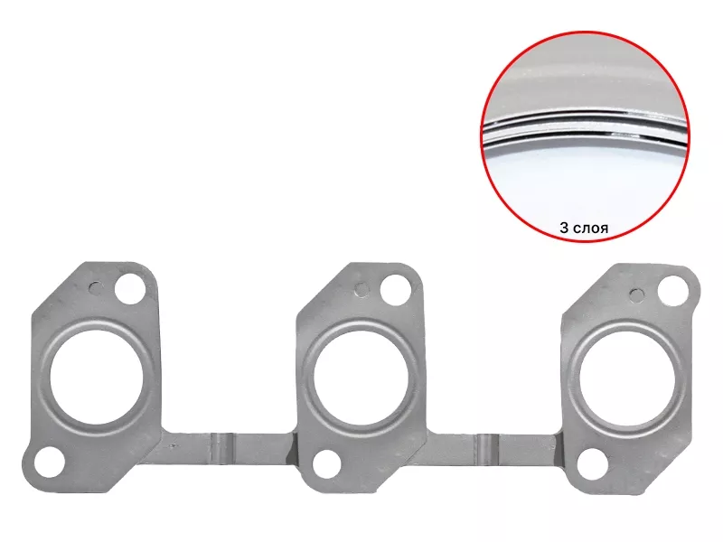 Прокладка выпускного коллектора 1HZ/1HDT LAND CRUISER J7#/J8# 90 - Артикул 1717317010 - Производитель Toyota - Фото, Отзывы, Цены 