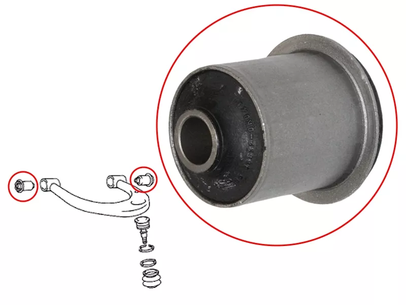 Сайлентблок рычага Toyota Hilux Pick Up 17- / Land Cruiser Prado 02-20 - Артикул 486320K040 - Производитель Toyota - Фото, Отзывы, Цены 