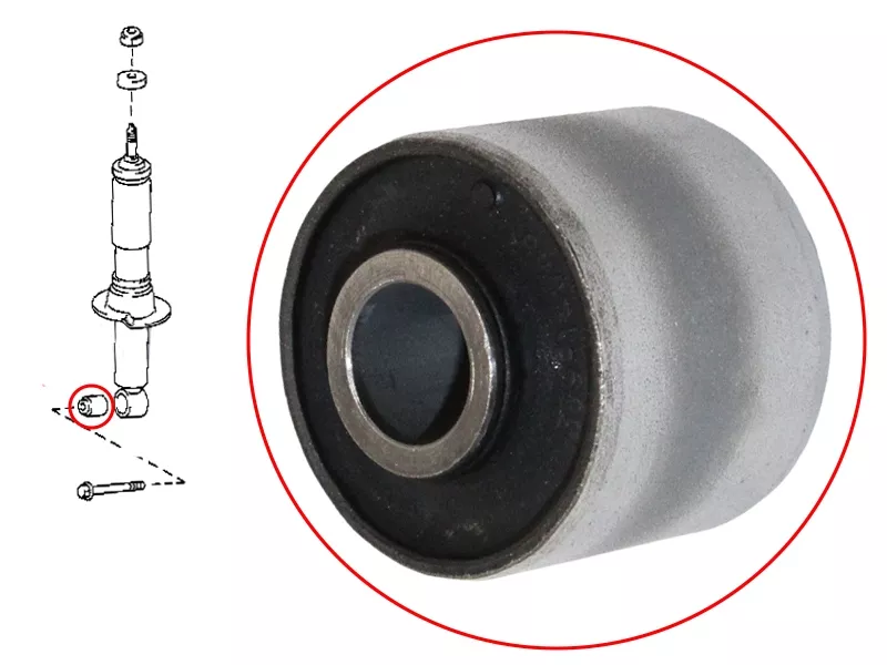 Сайлентблок Toyota Land Cruiser Prado (J90,J120) 96-09 / Lexus GX 02-09 - Артикул 9038914048 - Производитель Toyota - Фото, Отзывы, Цены 