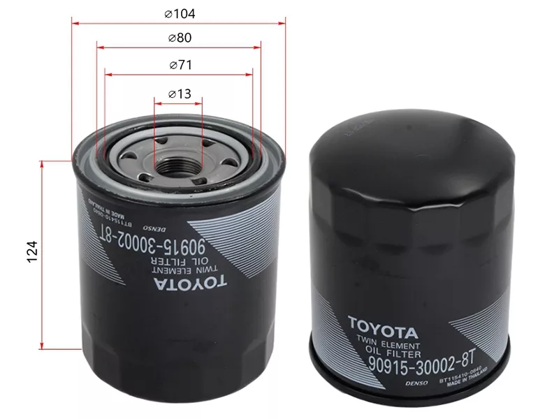 Фильтр масляный TOYOTA 1HZ,1KZTE - Артикул 90915300028T - Производитель Toyota - Фото, Отзывы, Цены 