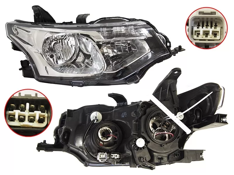 Фара Mitsubishi Outlander 12-15 (Справа/ Галоген/ С электрокорректором) - Артикул 20F897052B - Производитель Tyc - Фото, Отзывы, Цены 