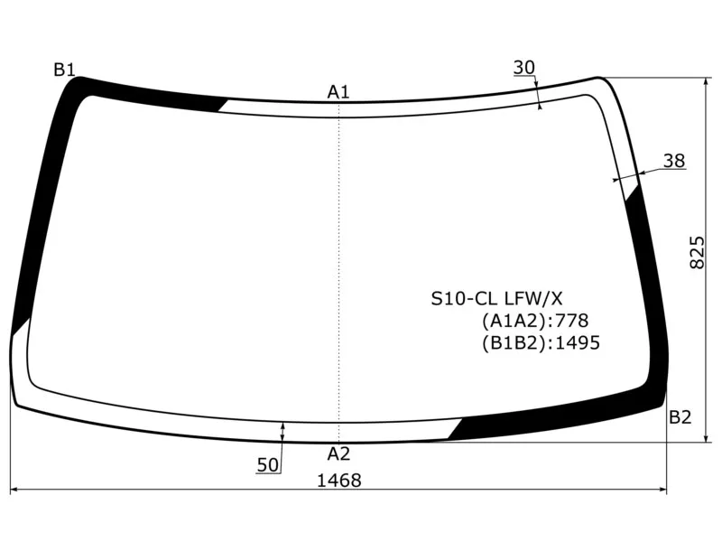Стекло лобовое HONDA CR-V 95-01 - Артикул S10CLLFWX - Производитель Xyg - Фото, Отзывы, Цены 