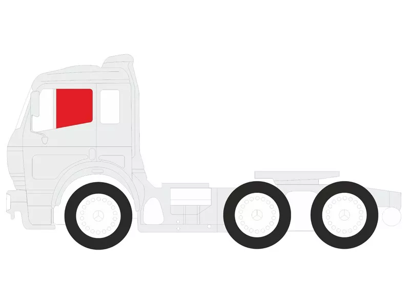 Стекло боковое опускное (Спереди/ Слева/ Цвет зеленый) Hino Ranger 86-98 - Артикул Y630FDLH - Производитель Xyg - Фото, Отзывы, Цены 